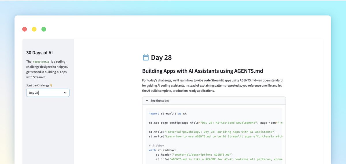 Streamlit tweet media