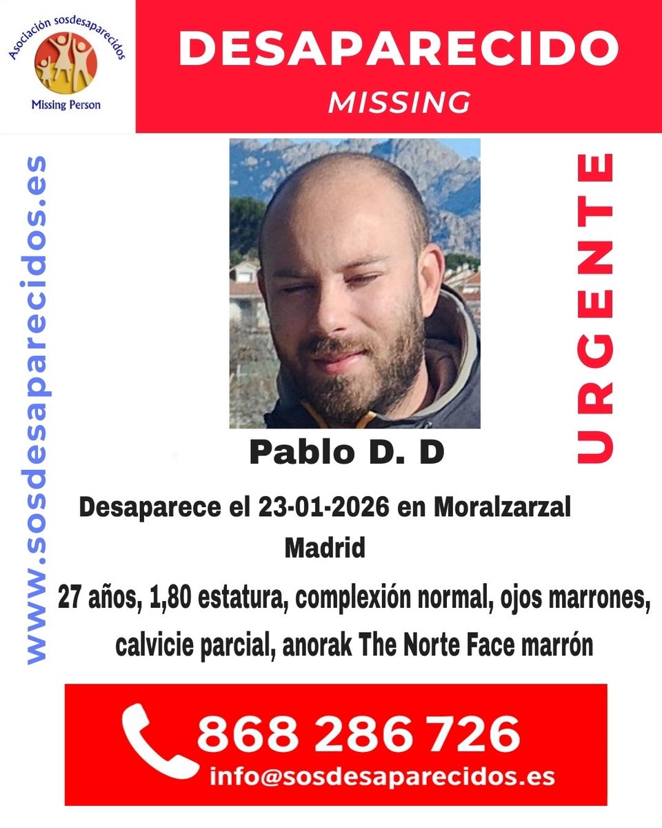 🆘 DESAPARECIDO
#Desaparecido #Missing #España #sosdesaparecidos