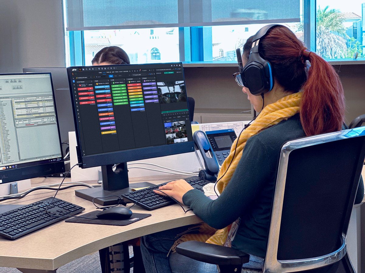 Con los flujos de trabajo de Avid Newsroom, la distancia ya no es una barrera. Colabora en tiempo real, accede a tus archivos desde cualquier lugar y publica historias antes que nadie.

El periodismo no se detiene ▶️ avid.com/solutions/news…

#avid #newsroom