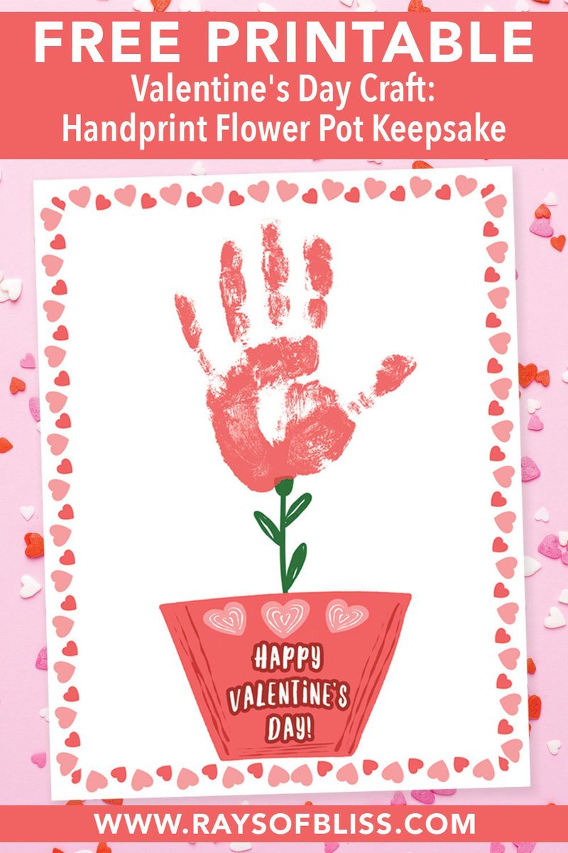 rays_of_bliss's tweet image. Free! 💐❤️ Valentine’s Day handprint flower pot keepsake printable — adorable craft &amp;amp; gift idea!
➡️ raysofbliss.com/valentines-day…
#FreeDownload #KidsCrafts #ValentineDIY