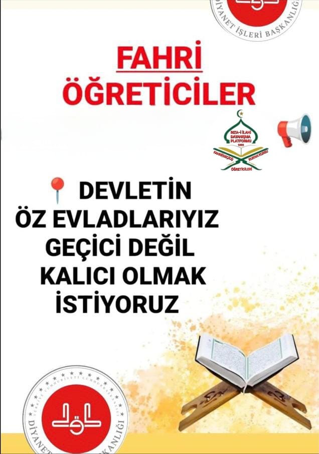 Eşit işe eşit haklar..
Asıllardan neyimiz eksik ?
Kpss+dhbt+yılda 2 mülakat ile
#Fahri Kur'an kursu öğreticilerinin hakkını kim savunur?
<a href="/_aliyalcin_/">Ali YALÇIN</a>
<a href="/csgbakanligi/">T.C. Çalışma ve Sosyal Güvenlik Bakanlığı</a> <a href="/isikhanvedat/">Prof. Dr. Vedat Işıkhan</a>
<a href="/dbdevletbahceli/">Devlet Bahçeli</a> 
 <a href="/AvOzlemZengin/">Av. Özlem Zengin 🇹🇷</a> <a href="/AyanNilhan/">Nilhan AYAN</a> <a href="/mervangul56/">Mervan Gül</a> <a href="/erkanakcay45/">Erkan Akçay</a> <a href="/mehmetsaityaz/">Mehmet Sait YAZ</a> <a href="/abdulhamitgul/">Abdulhamit Gül</a>