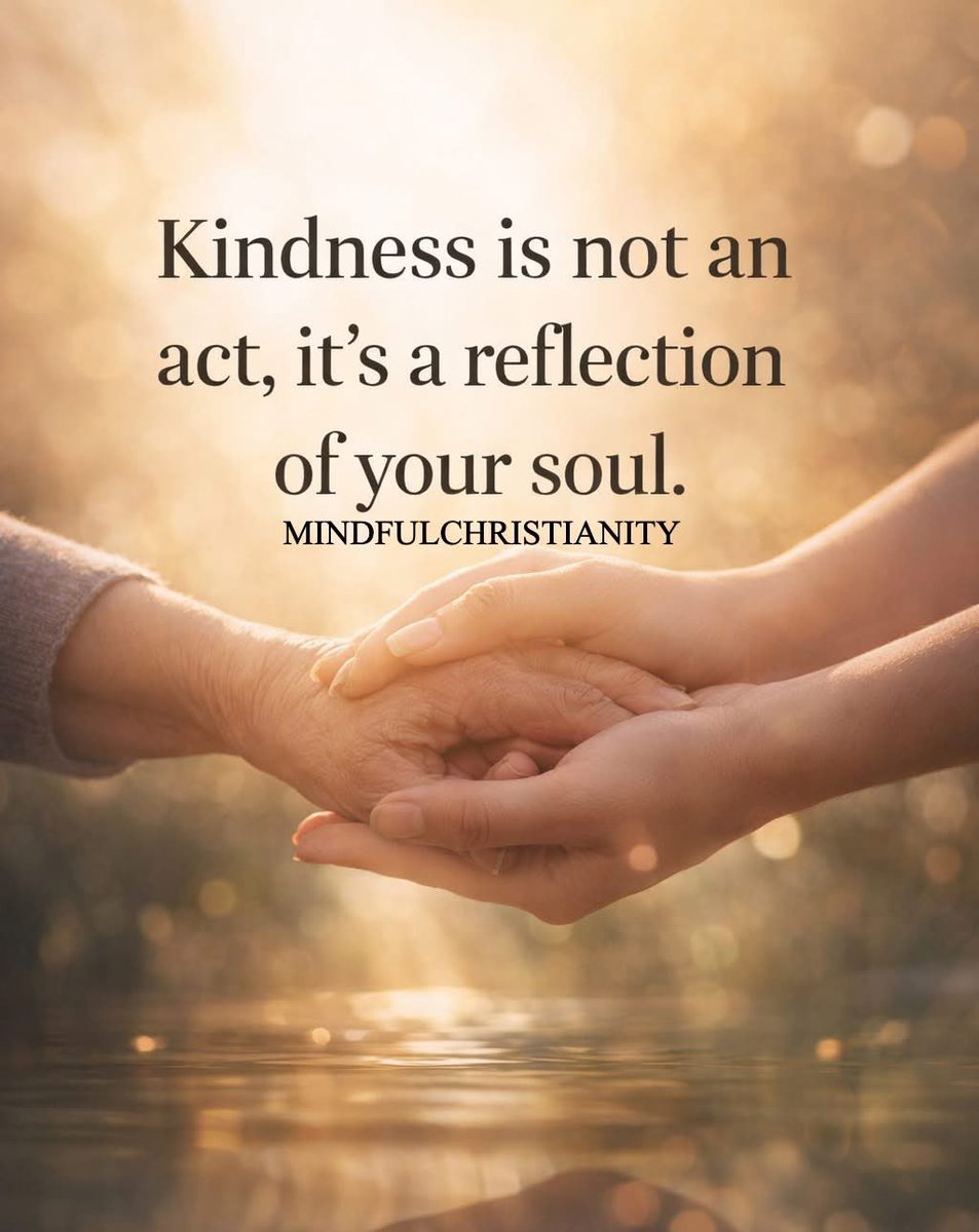 MindfulChristi4's tweet image. True kindness doesn’t strain or strive. It rises naturally from a heart shaped by love, grace, and quiet surrender. May what you offer today reflect what God is growing within you. ❤️

#MindfulLiving #ChooseKindness #FaithInPractice