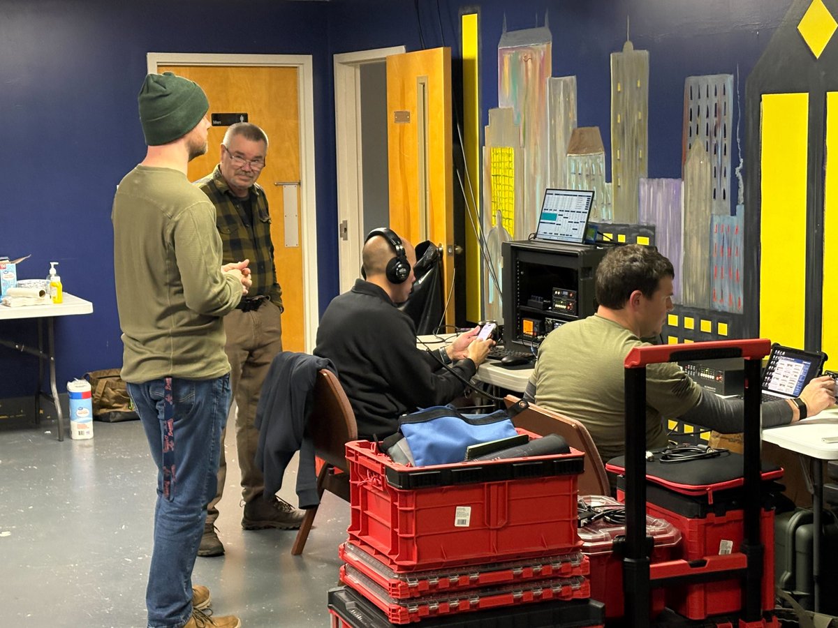 Cold weather didn’t slow us down at Winter Field Day. Our ops worked multiple bands and modes, improvised antenna setups, monitored live weather, and demonstrated mobile &amp; portable communications. Thanks to our members and the community for a great public-service-focused event.