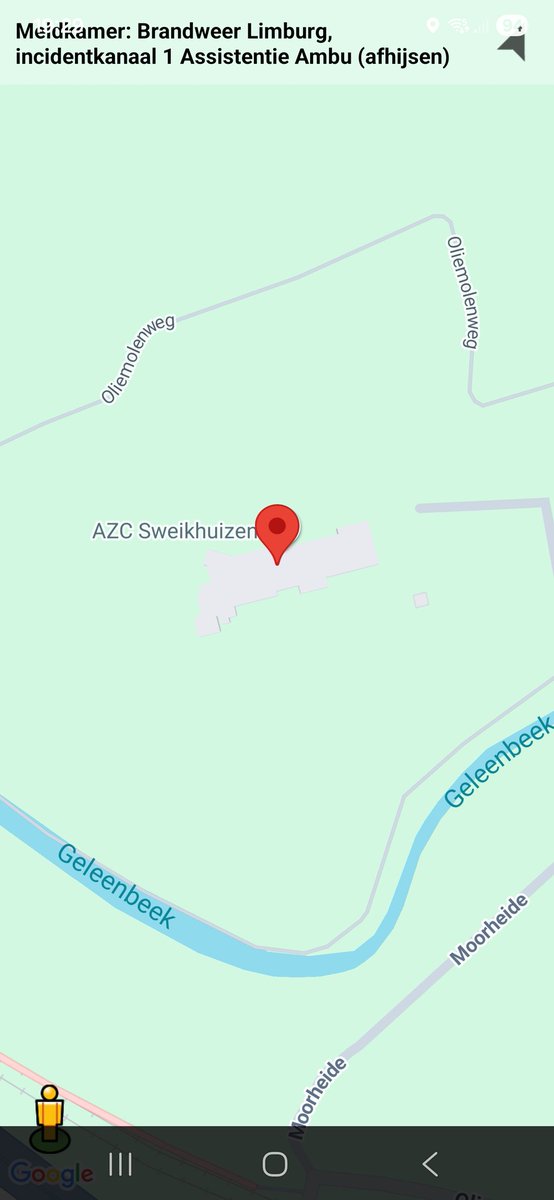 Assistentie Ambulance en Brandweer bij Afhijsen