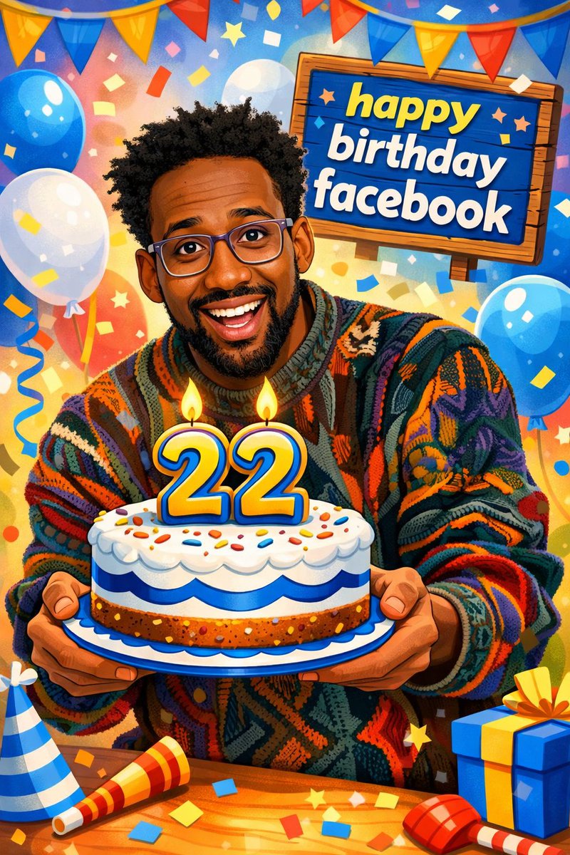 FoundationIncCo's tweet image. Facebook turns 22 today 🎂

From dorm room experiment to global platform, it shaped how brands, communities, and culture show up online.

Happy Birthday to one of the originals that helped define modern social.

#MarketingStrategy #Facebook #DigitalCulture