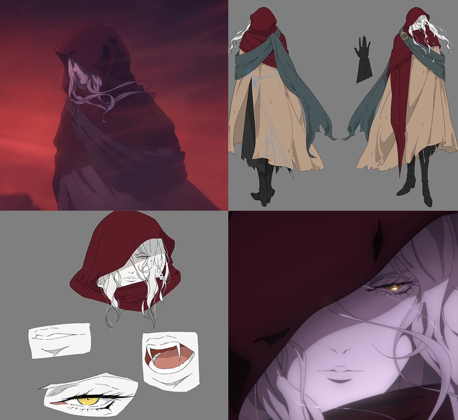 Alucard's prologue attire from Castlevania: Nocturne Season 2, now available on Blu-Ray 🦇