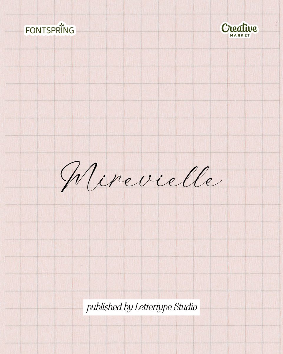 Currently on heavy rotation 🔁 AKA: the fonts we opened first this week! If you’re building brands, layouts, or mood boards — start here.

✨ Save me for later