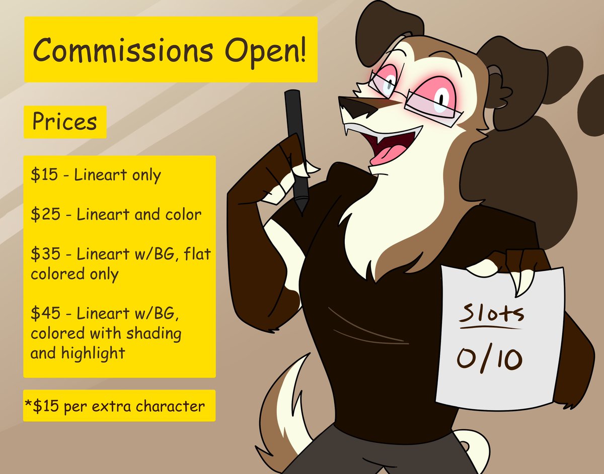 Hi everyone! I'm opening commissions! DM me if you're interested :)