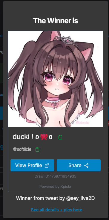 sey_live2D's tweet photo. Closed! congrats @softiicle , you won an live2d model 💜 thanks for participate https://t.co/ADPDTLkzhV