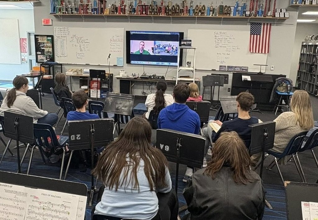 On Wednesday, Jan 28th, opera singer Kyle Ketelsen Zoomed in and chatted with the O’Neill High School Choir.  Kyle is currently in Munich, Germany rehearsing for the opera “Faust” in which he will play the part of Mephistopheles.