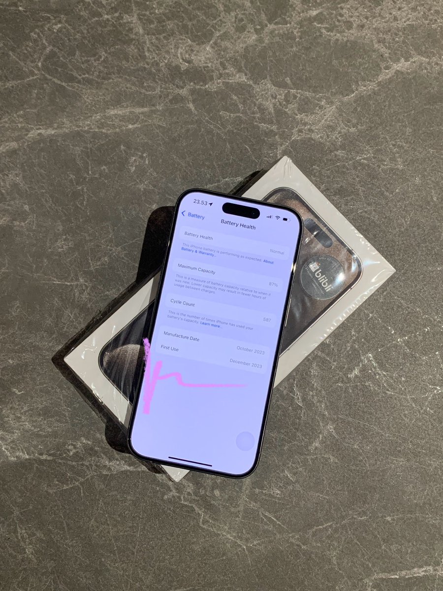 givenltaken's tweet photo. wts want to sell

iphone 15 pro, 128 gb, titanium, bh 87%
adaptor charger ori, beli di blibli store
masih mulus banget, kabel &amp; box lengkap

12,5 nego tipis
cod jakarta 

minat reply aja nanti aku chat wa! 

🖇️: ip ibox digimap wtb wtt https://t.co/ct6BK1oXYe