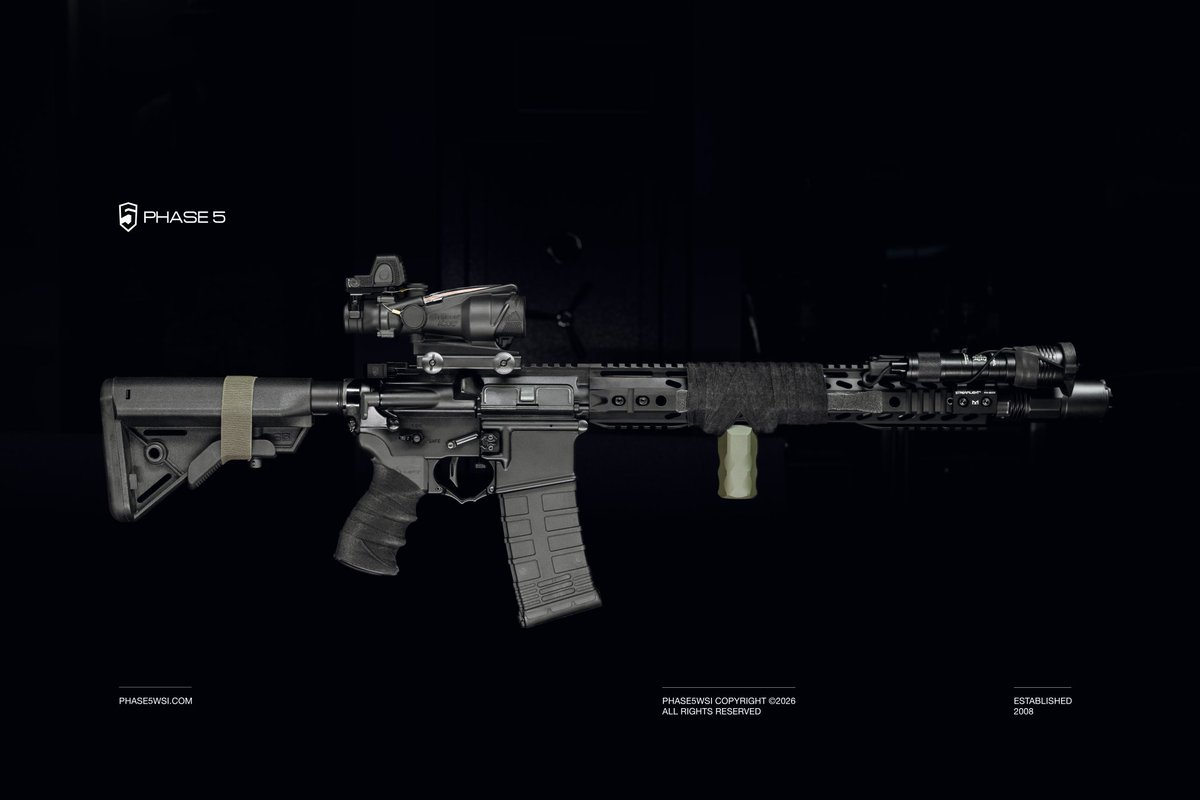 Phase5WSI's tweet photo. Added some @OneHundConcepts caps to the optics and light. Really love how this build has turned out #phase5wsi #2ndamendment #ar15upgrades https://t.co/UA4d5zFHqF