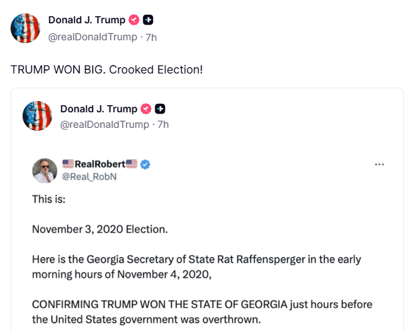 I have a bad foreshadowing that he's planning use this narrative to "justify" a 3rd term as president. Let's just all hope that a very specific thing, that everyone does once in his life, happens very soon.