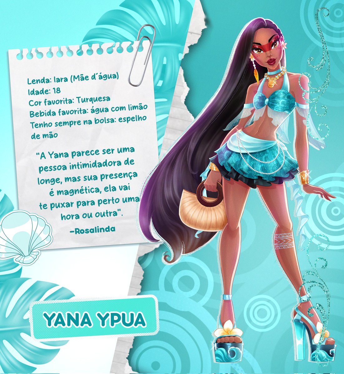 Mythkiin's tweet photo. 🫧🐚Vaidosa, confiante e com uma voz encantadora. Yana Ypua é uma garota de causar inveja!🦋

#Mythkiin https://t.co/TLB7MQRpMg