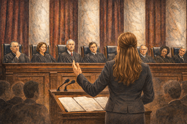 3 Tips For Appellate Advocates—From Paul Clement

Clement's argument to #SCOTUS last week in Trump v. Cook was "a master class in oral argument," per <a href="/whignewtons/">Sarah Isgur</a>.

Here are a few lessons that litigators can learn from it. 

LINK: bit.ly/4qcpauv (cc: #appellatetwitter)