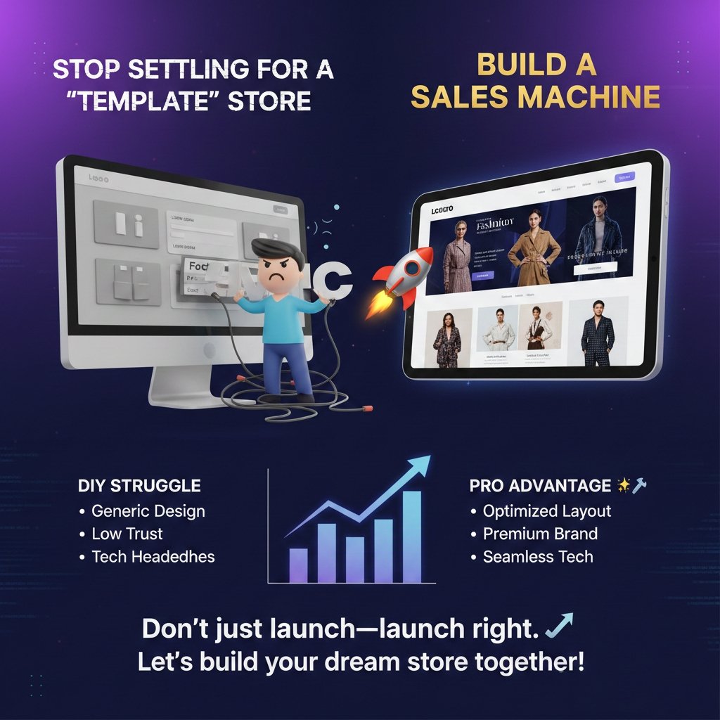 SLGWebDesign's tweet image. Building on Shopify is easy, but here’s why hiring a pro beats the DIY struggle every time:

✨ Design That Sells
💎 Instant Credibility
🛠️ Stress-Free Tech

Don’t just launch—launch right. 📈

Contact Us Today To Find Out How!
Toll Free: 1-866-374-9643 ext. 520

 #shopifystore