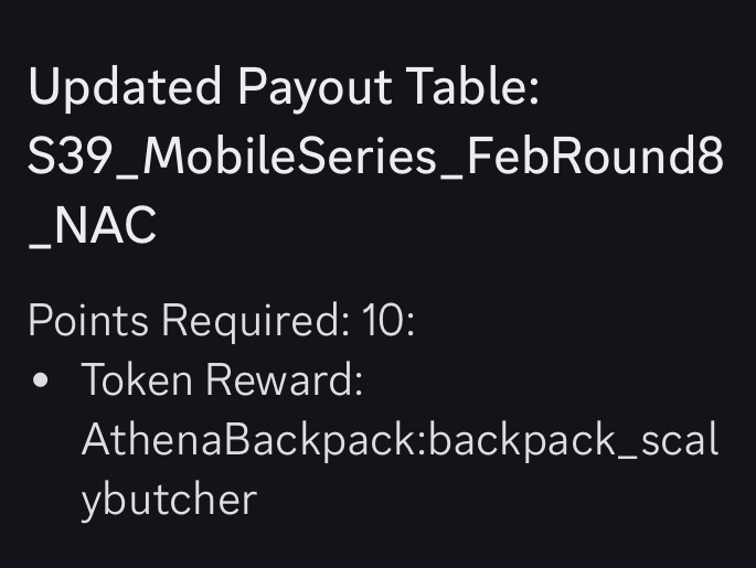 FireMonkey's tweet image. Seems like Fortnite is promoting this month rewards.

Currently the Mobile series for February is offering 

- GHOULISH GLAIVE
- SWIFT BLADE SHEATHPACK