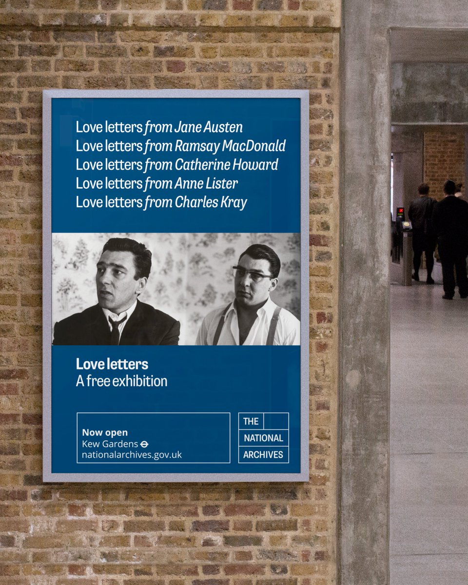rosedesignuk's tweet photo. Our campaign for Love Letters is live at The National Archives, Kew 💌 A peek into intimate letters from the famous and the forgotten. Free entry, on until 12 April.
#loveletters #thenationalarchives #exhibitionmarketing https://t.co/ILEPytONjZ