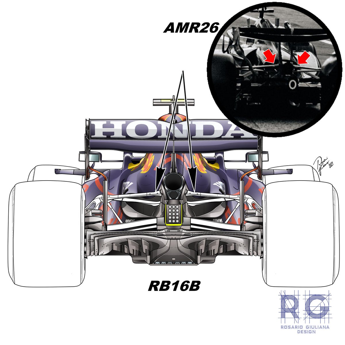 💥 Adrian Newey ha incorporado en el AMR26 una suspensión basada en el Red Bull de 2021

Como novedad, uno de los brazos de suspensión traseros se engancha al doble pilón.

[<a href="/RosarioGiuliana/">Rosario Giuliana</a>]

#F1