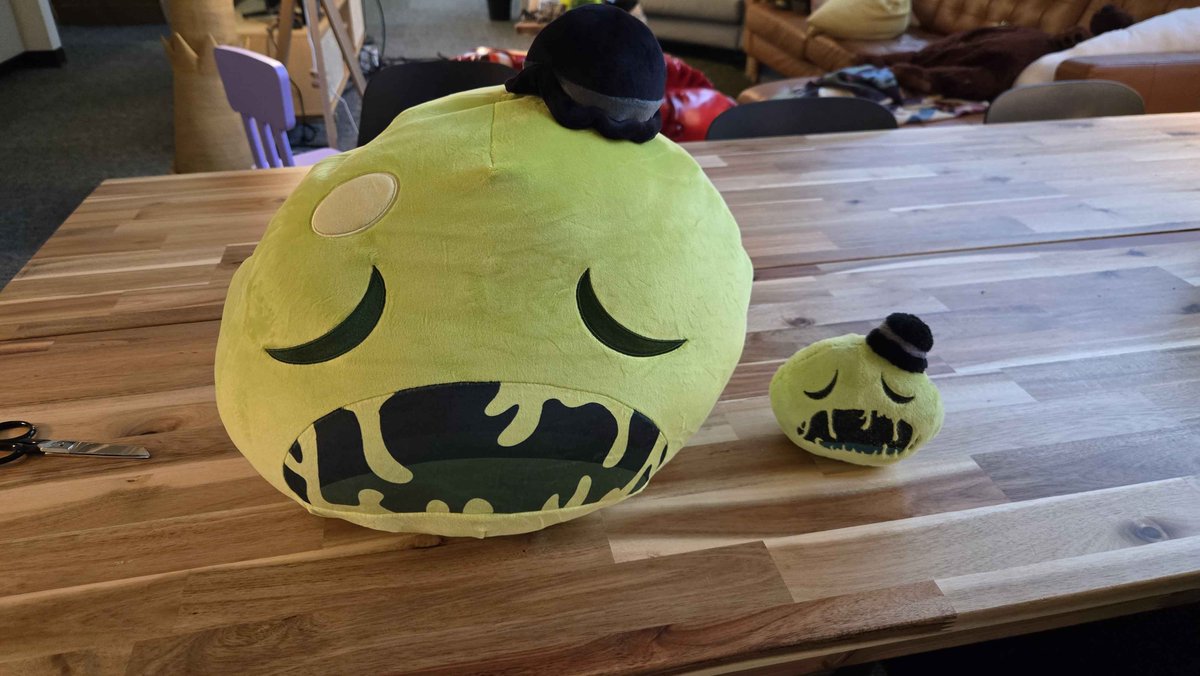 MegaCrit's tweet photo. don't talk to me or my Slime Boss son ever again https://t.co/L16Dqym01c
