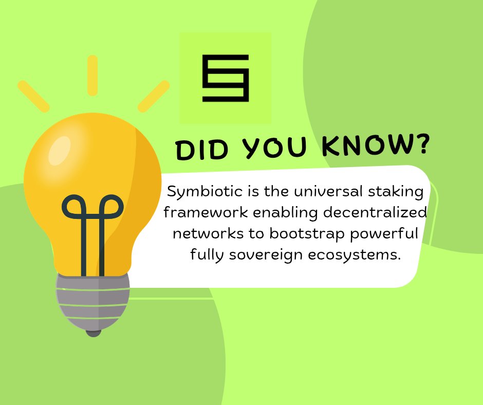 Symbiotic powers decentralized networks with a universal staking framework for fully sovereign ecosystems

<a href="/symbioticfi/">Symbiotic</a>