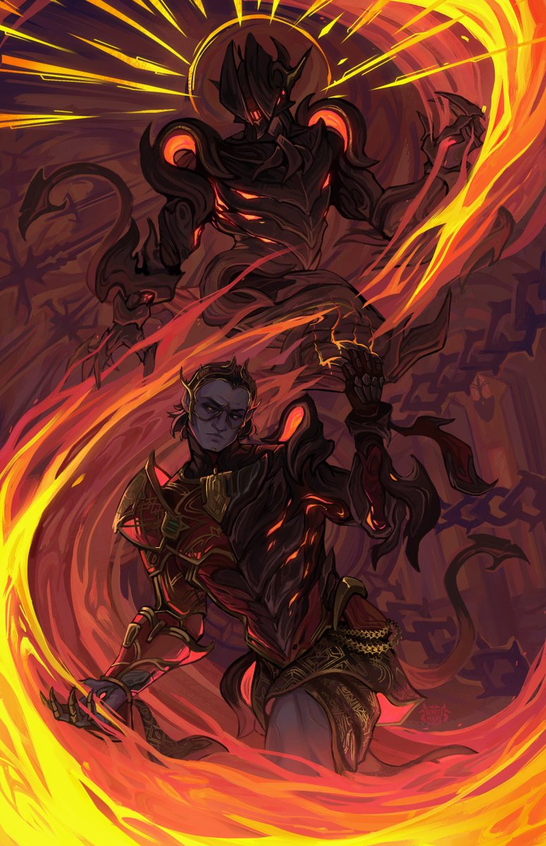 Whitemar3's tweet photo. Loathsome devil

#Roathe #DevilofTau #Uriel https://t.co/WKdiyI5yDz