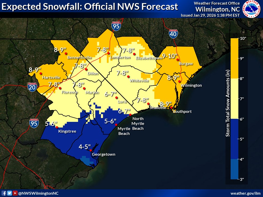 NWS Wilmington, NC tweet media