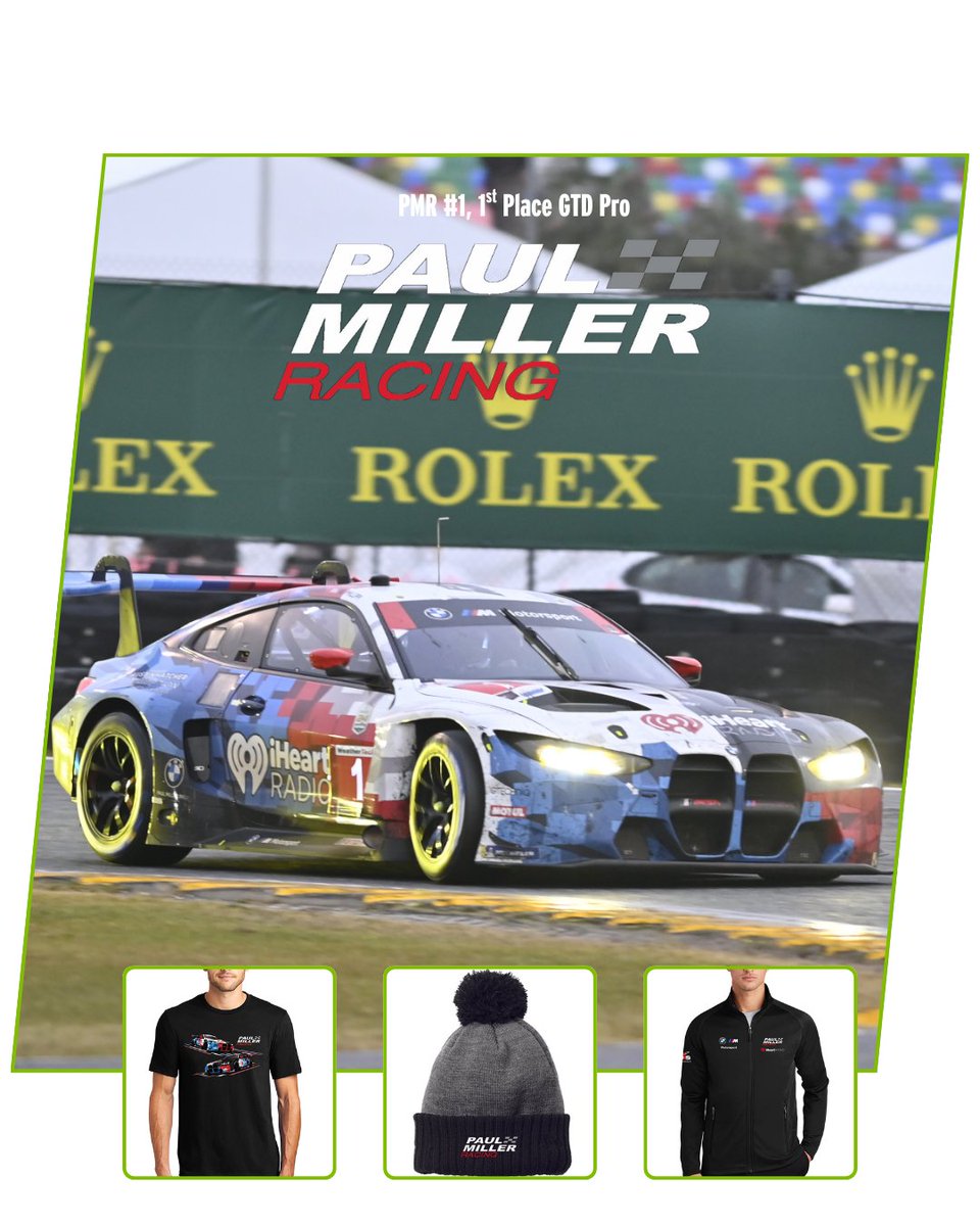 StyledAesthetic's tweet photo. If you missed your chance to celebrate trackside now is your chance to get some amazing merch from some of the top teams who crushed it during this long endurance race.  
SHOP NOW: https://t.co/kzzmGBy3X6 
#thestyledgarage #printedbystyled #IMSA #24hoursofdaytona #Rolex24 https://t.co/C0NdweKqcR