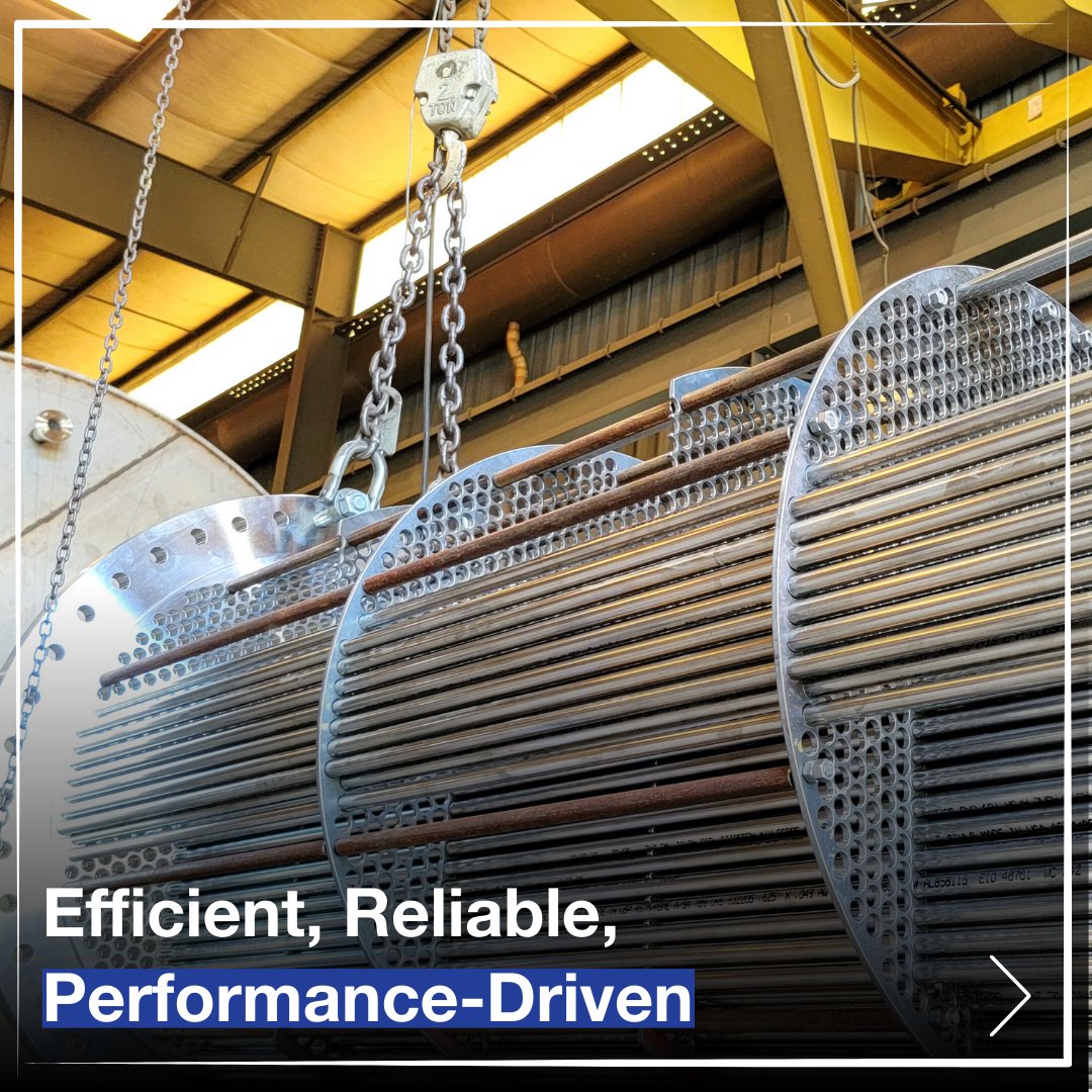Bendeltanks's tweet image. Custom Heat Exchanger Fabrication. When uptime is on the line, details matter. Bendel builds custom exchangers for industrial service with clean fit-up, consistent welds, and reliability-first QA. Talk with our team: Bendel.com #HeatExchangers #CustomFabrication