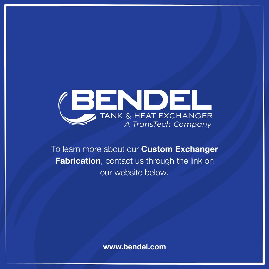 Bendeltanks's tweet image. Custom Heat Exchanger Fabrication. When uptime is on the line, details matter. Bendel builds custom exchangers for industrial service with clean fit-up, consistent welds, and reliability-first QA. Talk with our team: Bendel.com #HeatExchangers #CustomFabrication