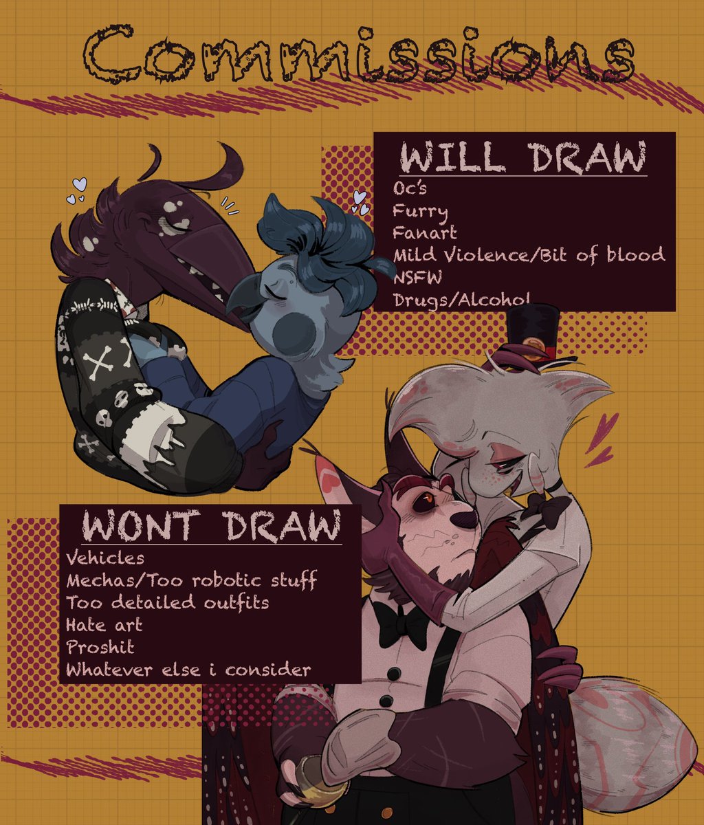 ❗️ COMMISSIONS OPEN ❗️

Payment through PayPal only💲💸

 Any questions in DMS ✉️

More examples below 👇