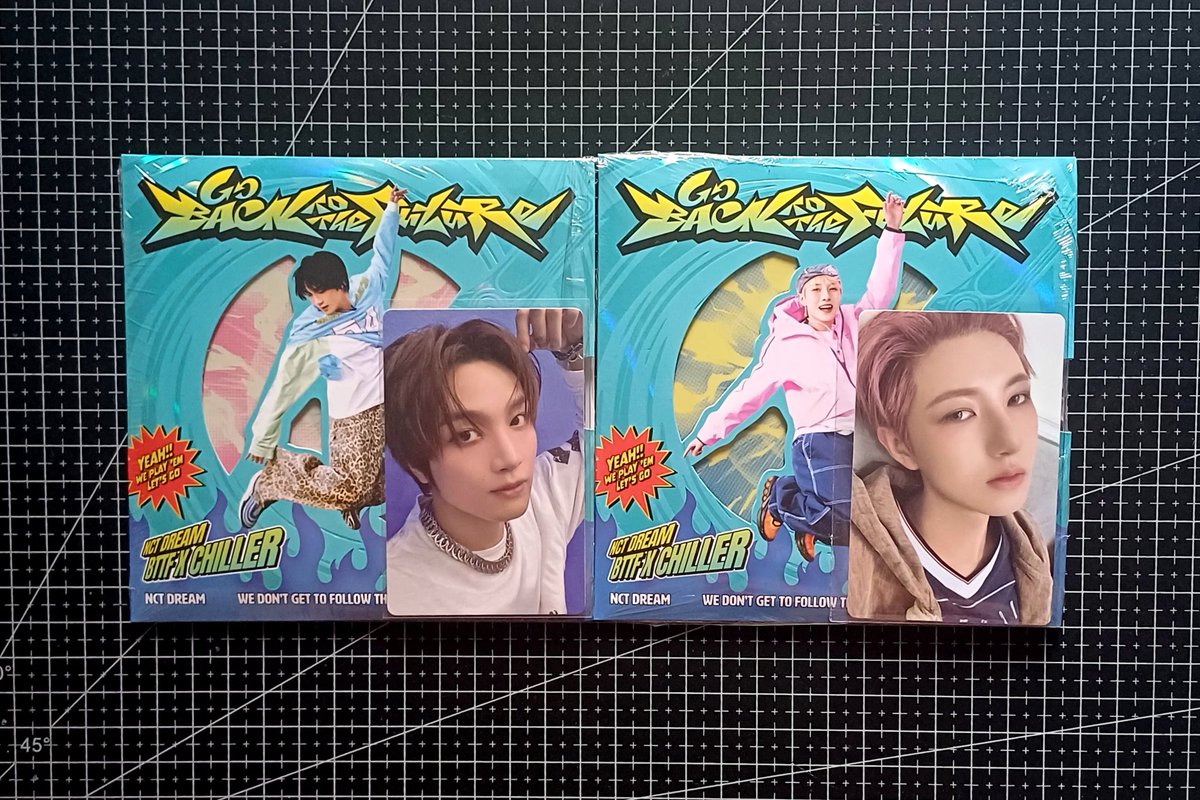 ☆ wts — want to sell 

digipack go back to the future nct dream
haechan renjun

💰35k/ea inc all
🛍 unsealed fullset
📍 dom jateng

t. aab gbttf bttf digi album hc rj