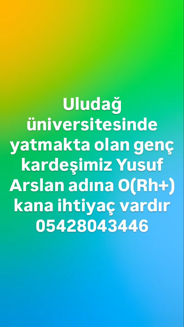 DarkoRecep's tweet image. Genç kardeşimiz Acil!!