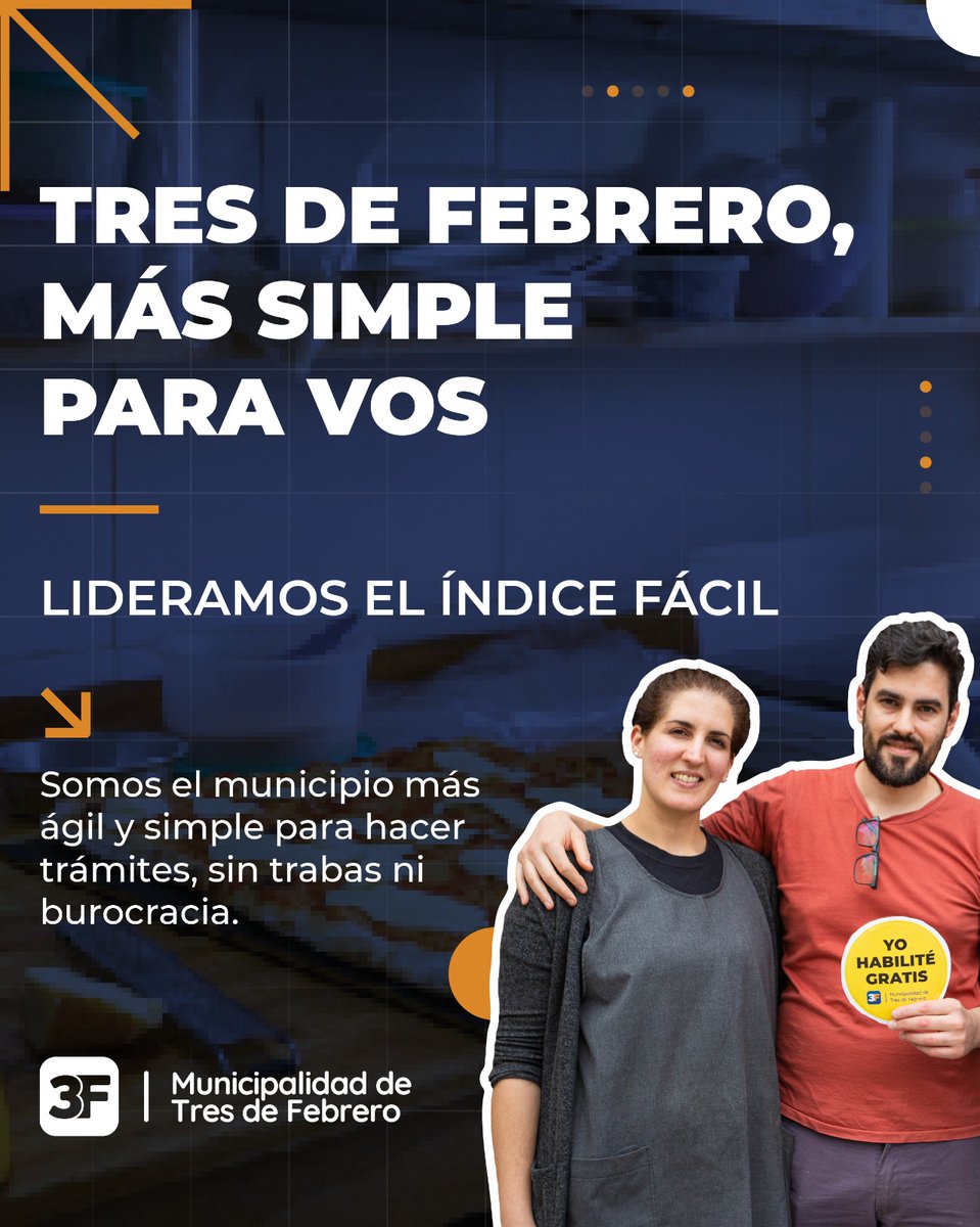 aybar_rodrigo's tweet photo. 🥇🇦🇷 Es un gran orgullo compartir que, por segundo año consecutivo, lideramos el Índice Fácil de #IDESA con un puntaje de 67,7%, consolidándonos como el municipio que mejor simplifica y digitaliza trámites en toda la Argentina. https://t.co/2uaLbPI2yC