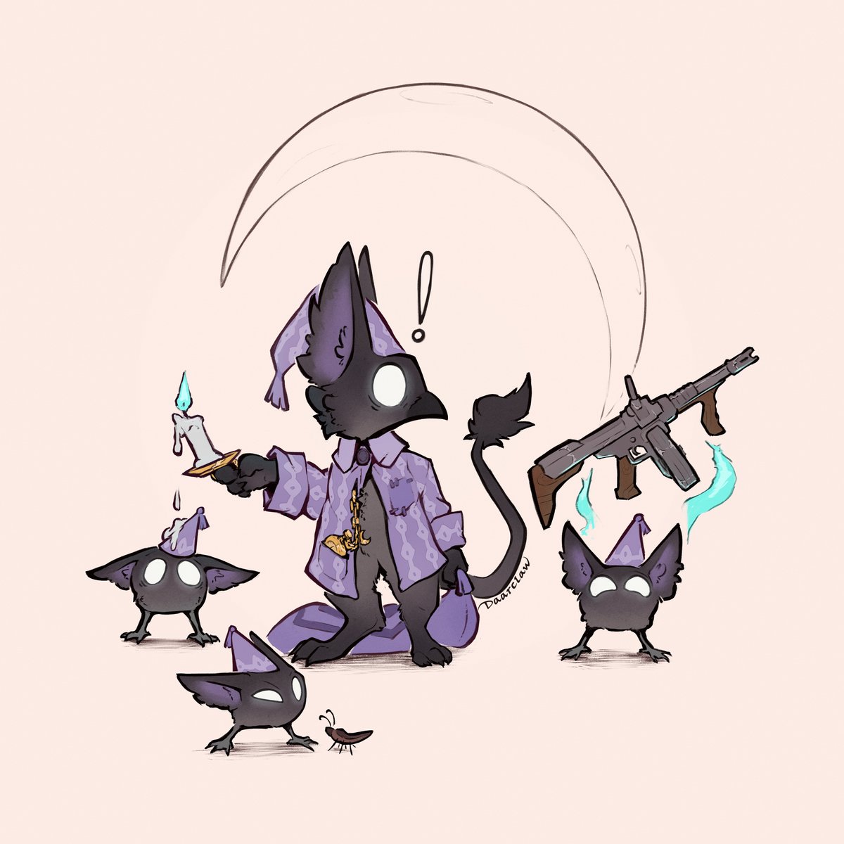 daarclaw's tweet image. Rem's Lil Helpers are too helpful #Deadlock