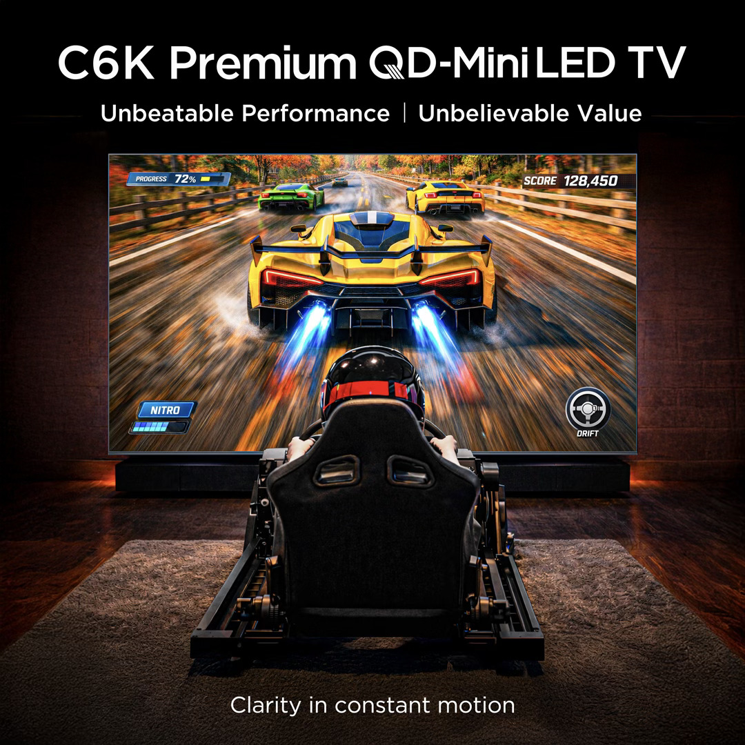 ghana_tcl's tweet image. Every move, every battle, every win feels real. Stunning visuals and smooth performance bring your game to life with TCL C6K.

#TCL #C6K #NextLevelPlay #GamingOnTCL #UnbeatablePerformance #UnbelievableValue #TCLGhana