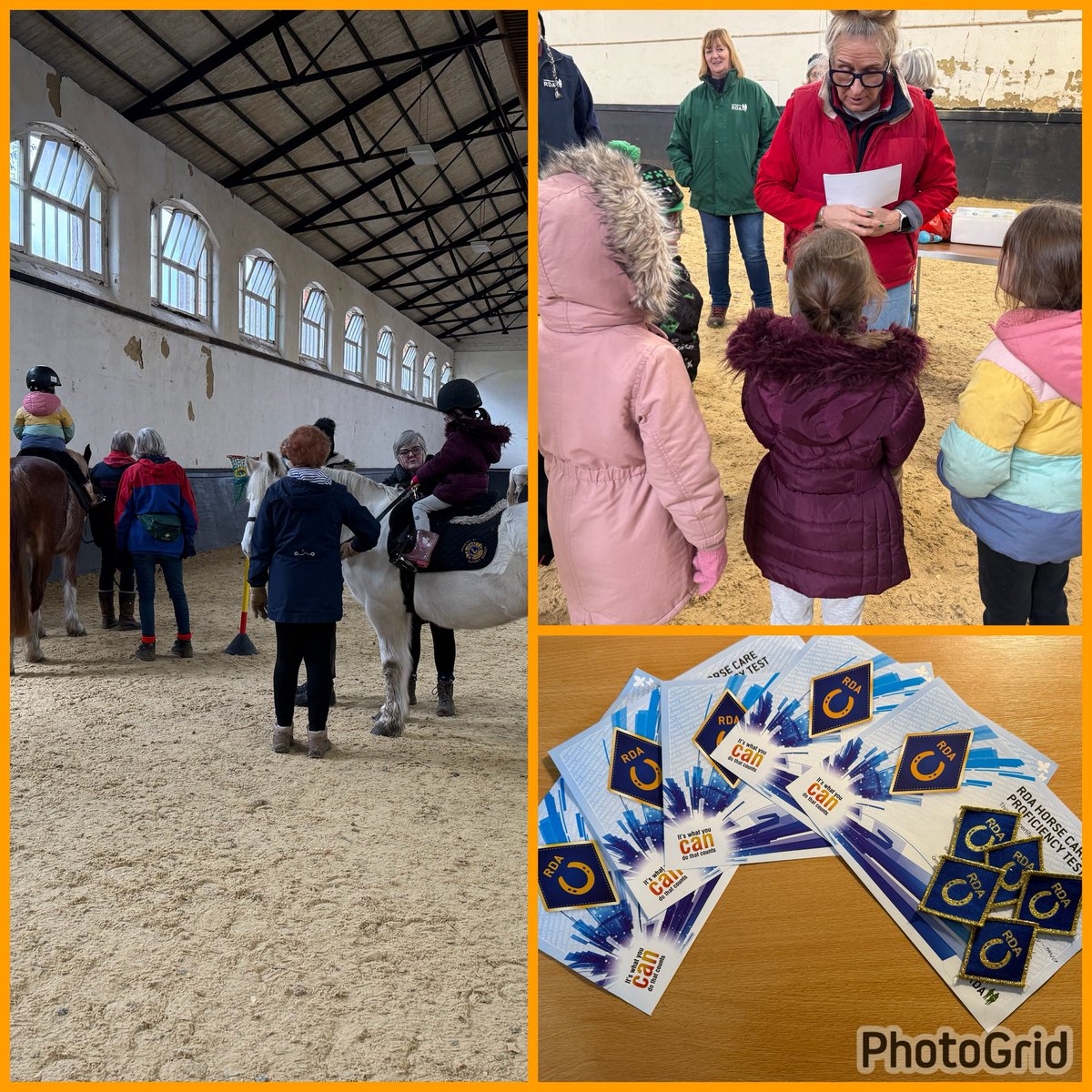 A very big congratulations to our riders, who all passed their Grade One Horse Care and Proficiency test this morning at RDA Sandhurst! Great work children #itswhatyoucandothatcounts
