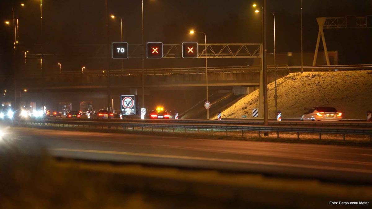 Instabiel viaduct sluit rijstroken A28 bij Lankhorst