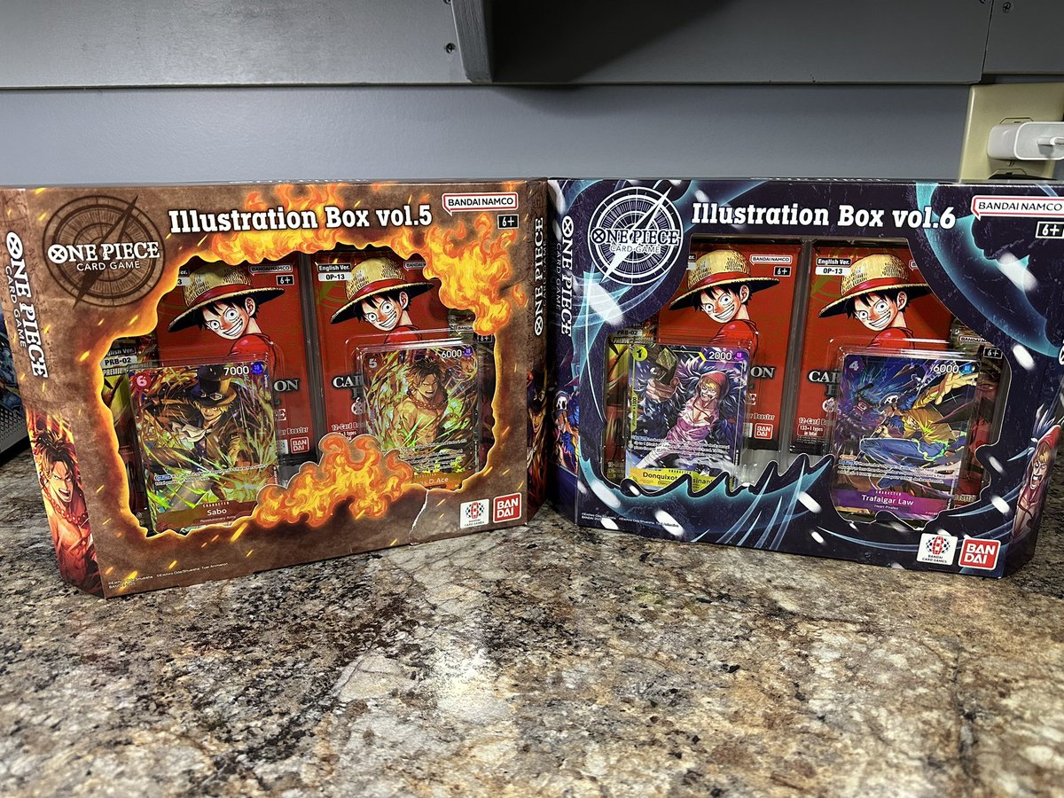 RedCapCollector's tweet photo. Well the #pokemon scalpers hit. Not even a half hour after the restock was done, 2 displays of #AscendedHeroes bone dry at my @walmart.. but I did find these #ONEPIECE  Illustration boxes so I guess that’s what we are ripping today! Hits below ⬇️ https://t.co/bE2r31hIdI