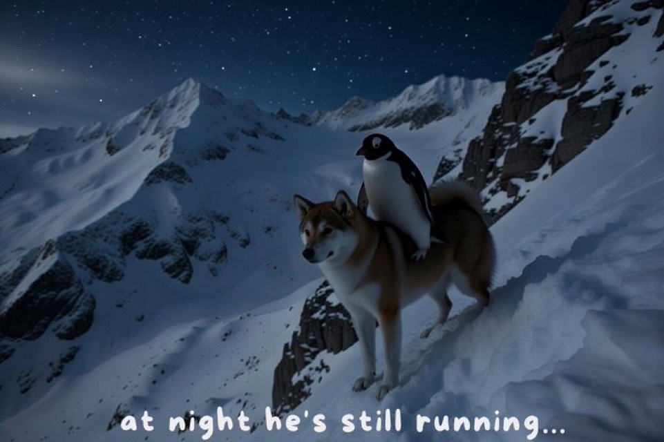 The $DOG x $PENGUIN Connection 🐕🐧

Both represent the Nietzschean Spirit—rejecting the herd to find truth in the cold.

The $Penguin is the Mind: He walks alone into the void, proving we don't need the herd's logic to exist.

The $Dog is the Body: He runs 150km on pure