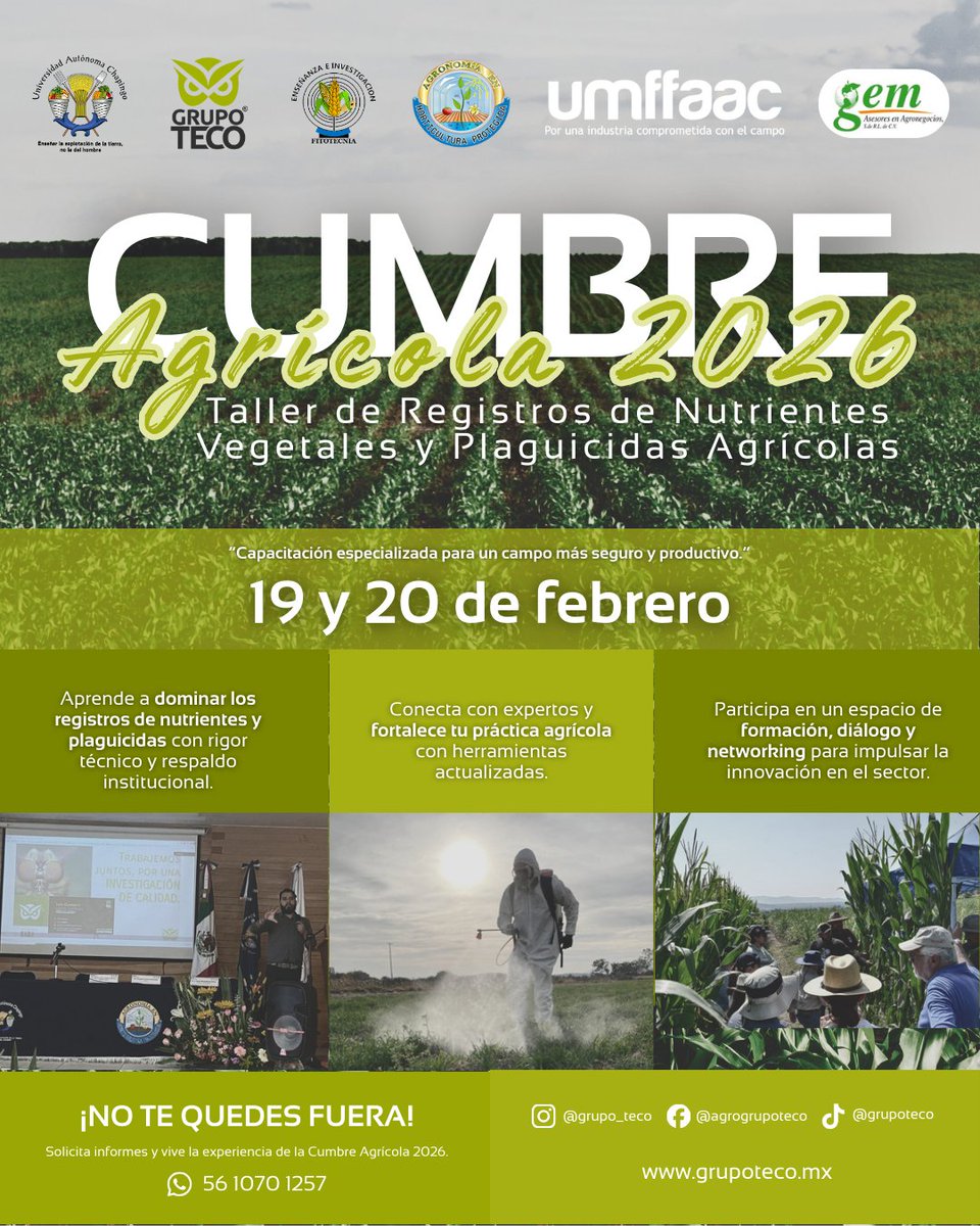 Fabricantes y Formuladores de Agroquímicos A.C. tweet media