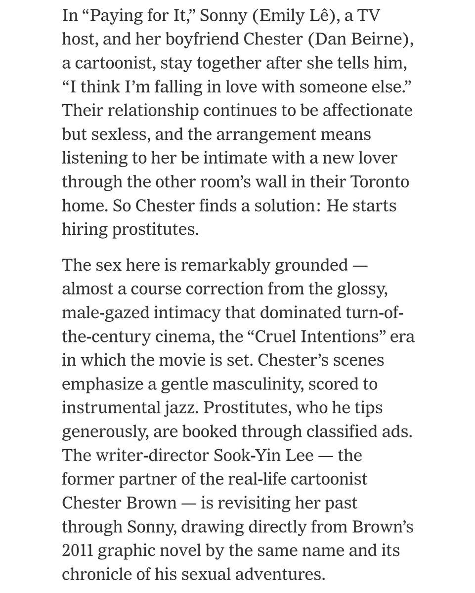 sookyinlee's tweet photo. 🍓 Sweet review of @payingforitfilm in @nytimes  PAYING FOR IT IN AMERICA: 🤑Full List of cities where it's screening: https://t.co/8OtZjh9r5n This week  me&amp; Chet are in NYC @QuadCinema Fri. Jan. 30, 31,Feb.1,3 L.A. Feb.3,4,6+ CHI. Feb 13 @filmcenter https://t.co/Y7vTek9tDR