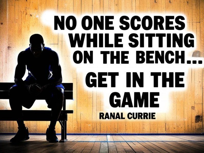 Ranal55's tweet image. No one scores while sitting on the bench... GET IN THE GAME
 
#quote #quotesmith55 #watching #participating #motivation #ThursdayThoughts
