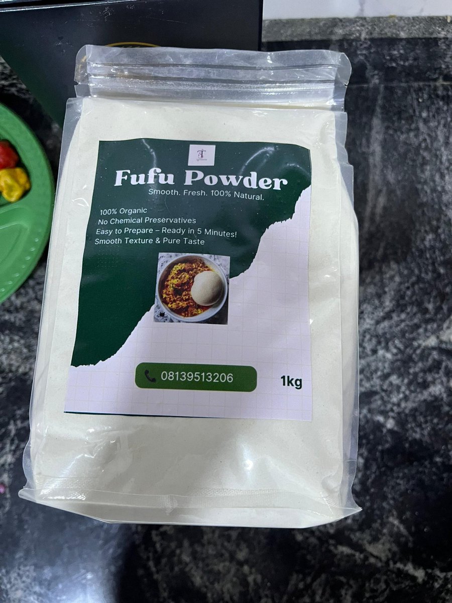 chickonaire's tweet image. T&amp;amp;S Freshly Processed Odourless Fufu Powder - hygienically packaged and easy to prepare.
📦 1kg - ₦2,500
📦 2kg - ₦5,000
📦 Bulk orders attract discounts!
📞 Place your order now

#FufuPowder #NigerianFood #FoodBusiness #LocalProduce