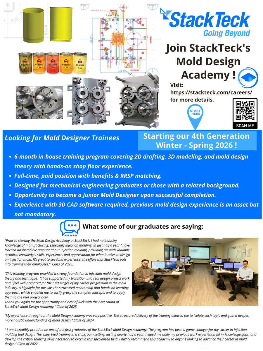 Come to the Seneca York Campus 2026 Winter Career Fair taking place from 1 to 4pm at the SEQ Building, Computing Commons Hallway.

We have exciting openings for graduates that might be interested in joining the 4th edition of our very own StackTeck Academy!

#careerfair #careers