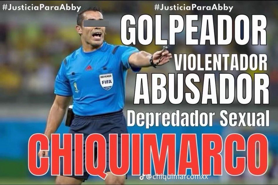 <a href="/Zoe_justicia/">Zoe</a> <a href="/ChiquimarcoMx/">Arbitro Entrenador</a> <a href="/FiscaliaCDMX/">Fiscalía CDMX</a> <a href="/BrujaFeministx/">Bruja de Salem!</a> <a href="/Kathyrdz/">Katia Rdz. Bejarano</a> <a href="/DianaLuzVa/">Diana Luz</a> <a href="/CitlaHM/">Citlalli Hernández Mora</a> <a href="/pacochaconmx/">Francisco Chacón</a> <a href="/telediario/">Telediario CdMx</a> <a href="/telediariomty/">@telediariomty</a> <a href="/cantantearbitro/">El Cantante Guerrero</a> <a href="/arturobrizioc/">Arturo Brizio Carter</a> <a href="/record_mexico/">DIARIO RÉCORD</a> <a href="/franco_record/">El Francotirador</a> <a href="/ovacionesdiario/">Editorial Ovaciones</a> Estaremos atentas a la audiencia este agresor tiene como medidas preventivas ya estar en prisión <a href="/CitlaHM/">Citlalli Hernández Mora</a> <a href="/SeMujeresCDMX/">Secretaría de las Mujeres</a> de que privilegios goza <a href="/ChiquimarcoMx/">Arbitro Entrenador</a> y quien lo protege en <a href="/FiscaliaCDMX/">Fiscalía CDMX</a> ? <a href="/ElFranky_/">El Franky </a> <a href="/nacholozano/">Nacho Lozano</a> <a href="/PaolaRojas/">Paola Rojas</a> <a href="/MendivilCrystal/">Crystal Mendivil</a> <a href="/pacochaconmx/">Francisco Chacón</a> <a href="/nmasforo/">N+ FORO</a>