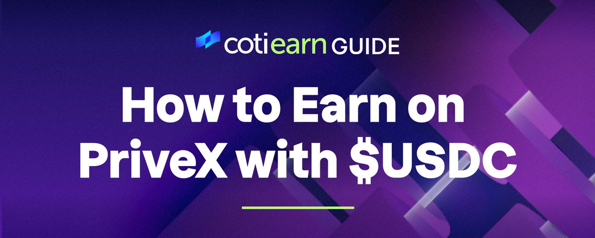 How to Earn on PriveX with $USDC