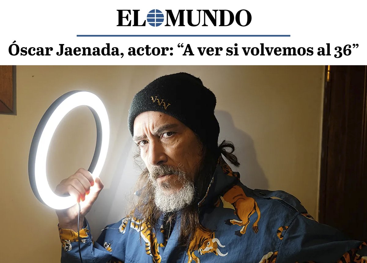 El actor, Óscar Jaenada, en su entrevista en El Mundo:
"A ver si volvemos al 36, me cago en Di*s"
"El artista de derechas no existe. No es artista"

Pero los ultras, los sectarios, los que polarizan y los peligrosos... ¡son Los Meconios! 🤷🏻‍♂️

Tócate los huevos, colega...