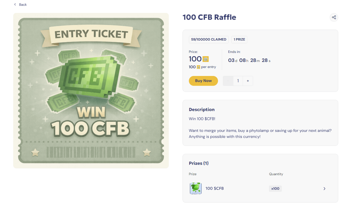 ChainersGame's tweet photo. Psst, want some $CFB? 👀

Join the #ChainersParty❗️ Complete tasks to earn Chainers Points (CP) and buy an entry ticket for our special #raffle!

Here’s how you can win 100 $CFB tokens:

🎟️ Spend 100 CP to buy an entry ticket
🍀 100 lucky winners will receive 100 $CFB EACH! WOW!
⏳ The event ends when the #ChainersParty quests conclude

Join the Chainers Party here: https://t.co/tiaFKsQC31

Note: Using CP to buy tickets will deduct them from your total CP points, which could place you lower in the ranking.

Where do you stand on the leaderboard right now? 💬