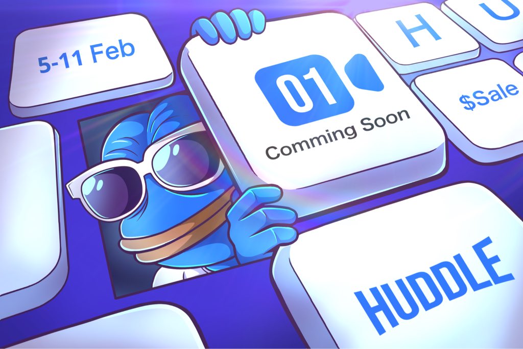 jezter2nd's tweet photo. G Huddle 💙,  it’s 1:39 am GMT+7 in my country can’t sleep and i just done my artwork try to contribute with my own way 🙌🏻, I want to give a Big shoutout for @huddle01com  who will start they historical journey soon on 5-11 february! https://t.co/RrTWdjHhcN